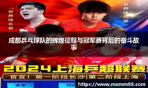成都乒乓球队的辉煌征程与冠军赛背后的奋斗故事