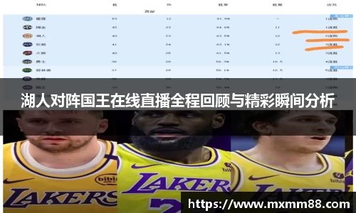湖人对阵国王在线直播全程回顾与精彩瞬间分析
